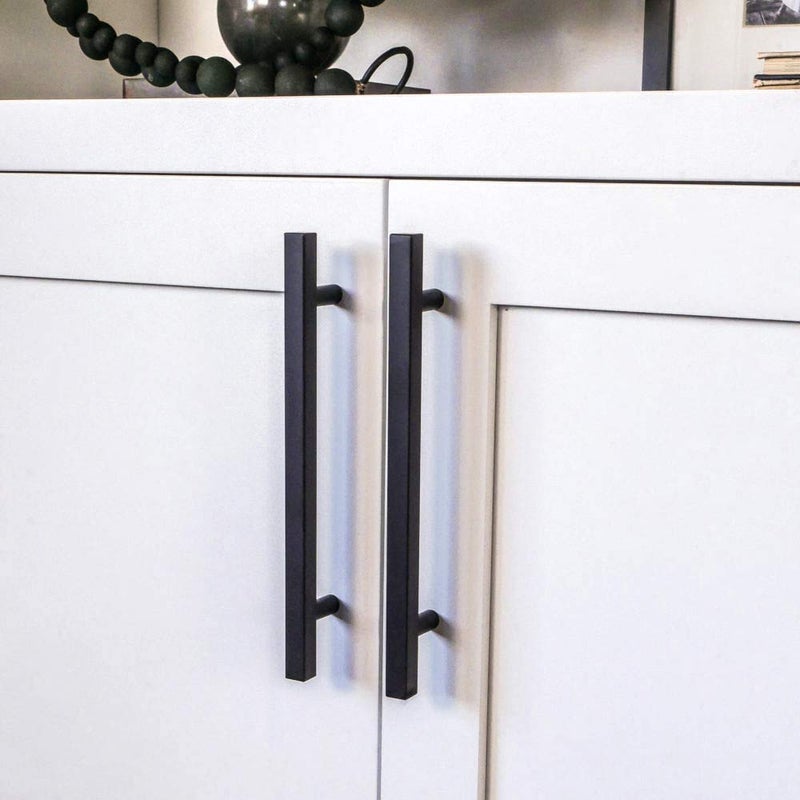 Peaha 3 Cabinet Handles Black Kitchen Cabinet Pulls Black 10 Pack PHJ22BK 76mm Cabinet Pulls Matte Black Desk Drawer Handles for Bedroom, Closet, Wardrobe - Image 5